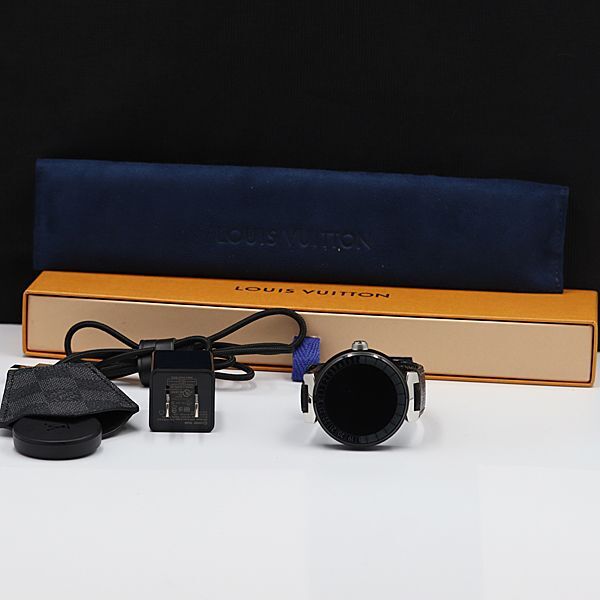 1 иен коробка /. есть Louis Vuitton язык b-ru Horizon QA05 1 заряжающийся смарт-часы раунд мужской / женские наручные часы NSY 6420700 5KHT