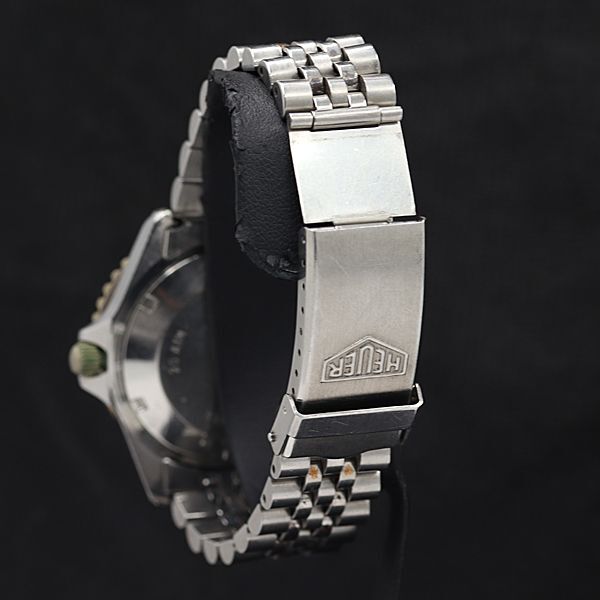 1 jpy operation TAG Heuer QZ Professional 200M 1000 series black face 980.020 men's wristwatch KMR 7223200 5APT