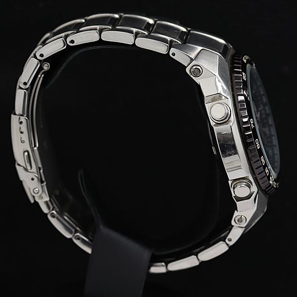 1円 カシオ エディフィス EFE-500 QZ 黒文字盤 デイト メンズ腕時計 KTR 3797000 4NBG2_画像2