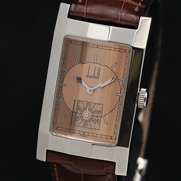 1 иен Dunhill Dan hili on не пропускающее стекло rek язык gyula- bronze циферблат QZsmoseko мужские наручные часы NSY 8611100 5MGY