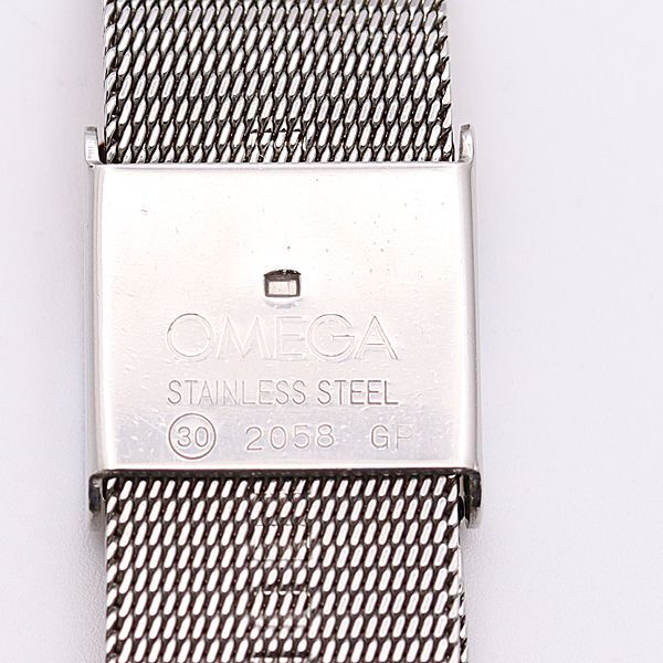 1円 オメガ 純正ベルト ゴールドカラー 2058 19ｍｍ メンズ腕時計 KMR 2000000 NSK_画像3