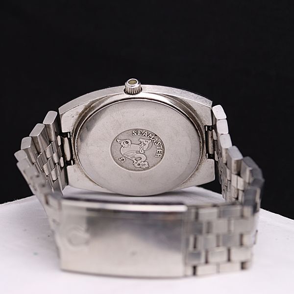 1円 オメガ シーマスター QZ シルバー文字盤 ヴィンテージ メンズ腕時計 KMR 8611100 5MGY_画像4