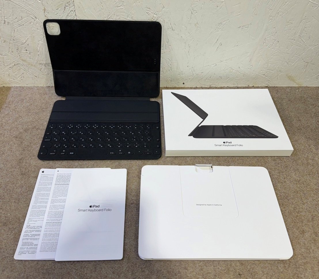 Apple Smart Keyboard Folio MXNK2J/A A2038 キーボード 対応機種 iPad Pro 11inch 第3世代 第2世代 第1世代 iPad Air 第5世代 第4世代の画像1