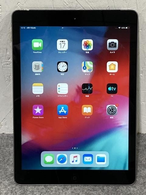 Apple iPad Air 9.7inch 32GB Wi-Fi+Cellularモデル 第1世代 スペースグレイ MD792J/A ソフトバンク 判定〇 IMEI:351977067770671の画像1