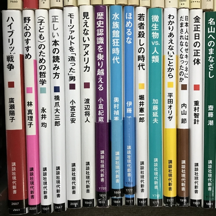 講談社現代新書 まとめて 100冊以上 セット 見えないアメリカ ベートーヴェンの交響曲 微生物VS人類 他_画像8