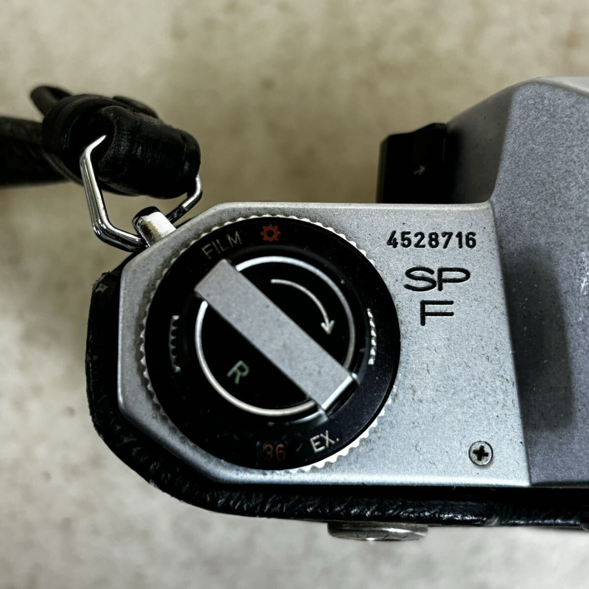 s0516602 ASAHI PENTAX アサヒ ペンタックス SPOTMATICF フィルムカメラ カメラ 撮影 レトロ レンズなし ボディ 中古品_画像5