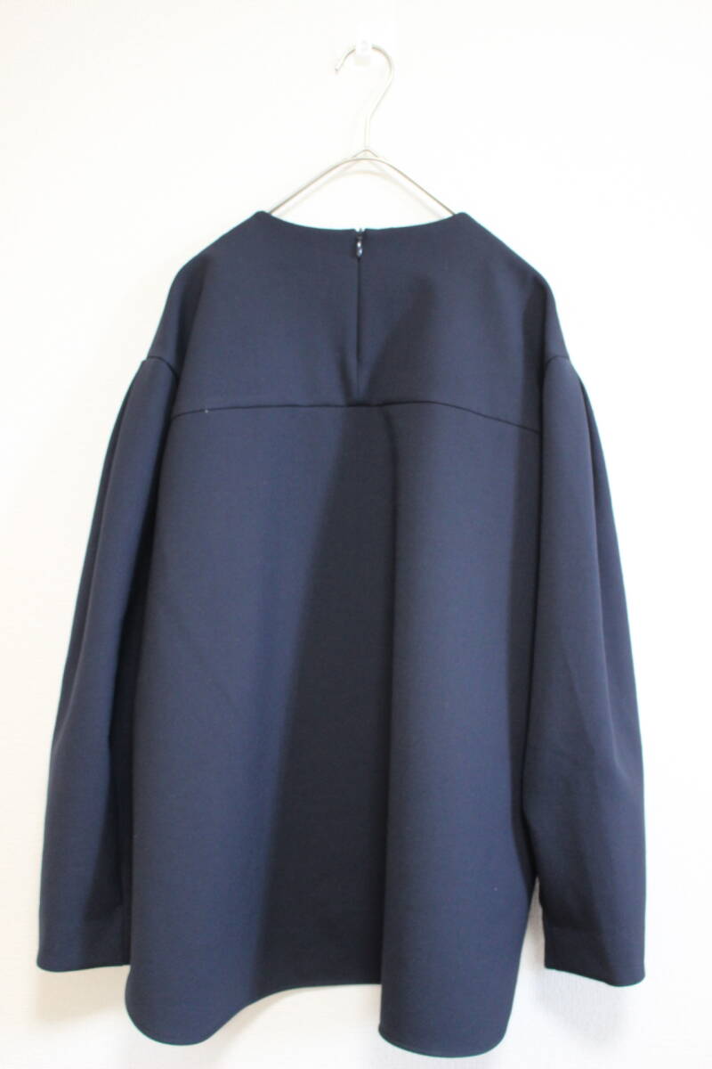 E701 beautiful goods theory luxe theory ryuks pull over blouse cut and sewn navy blue navy SIZE038 M size corresponding lady's 