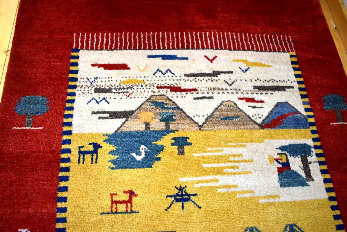 ZOLLANVARI ゾランヴァリ アートギャッベ ペルシャ絨毯の画像2
