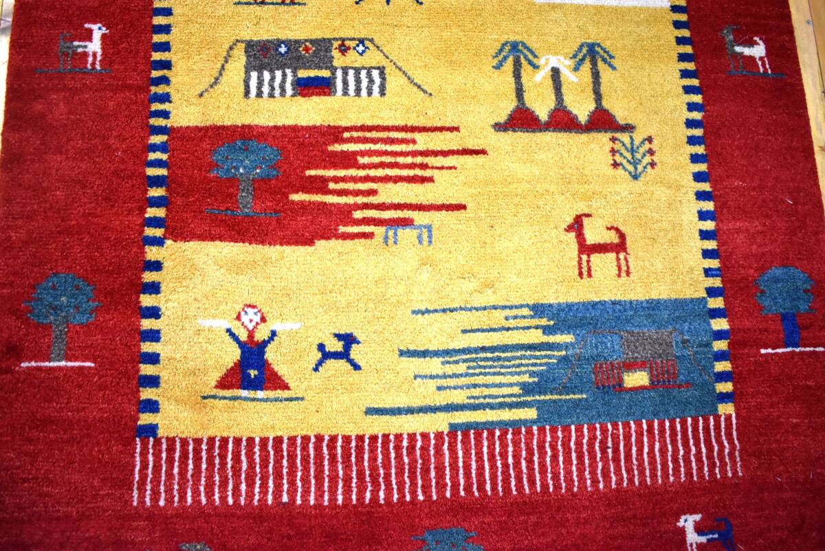 ZOLLANVARI ゾランヴァリ アートギャッベ ペルシャ絨毯の画像3
