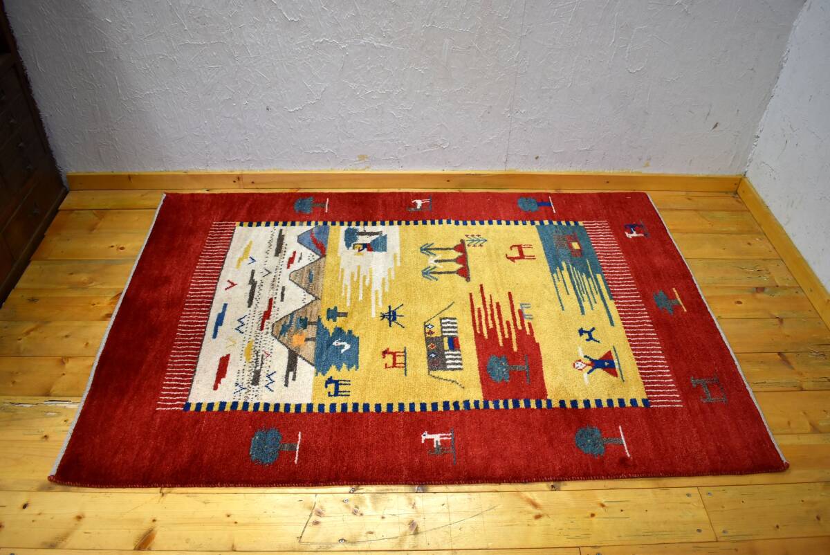 ZOLLANVARI ゾランヴァリ アートギャッベ ペルシャ絨毯の画像1