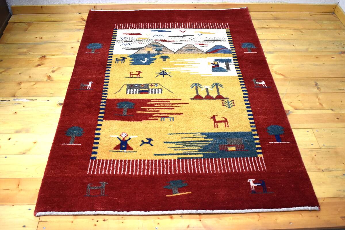 ZOLLANVARI ゾランヴァリ アートギャッベ ペルシャ絨毯の画像4