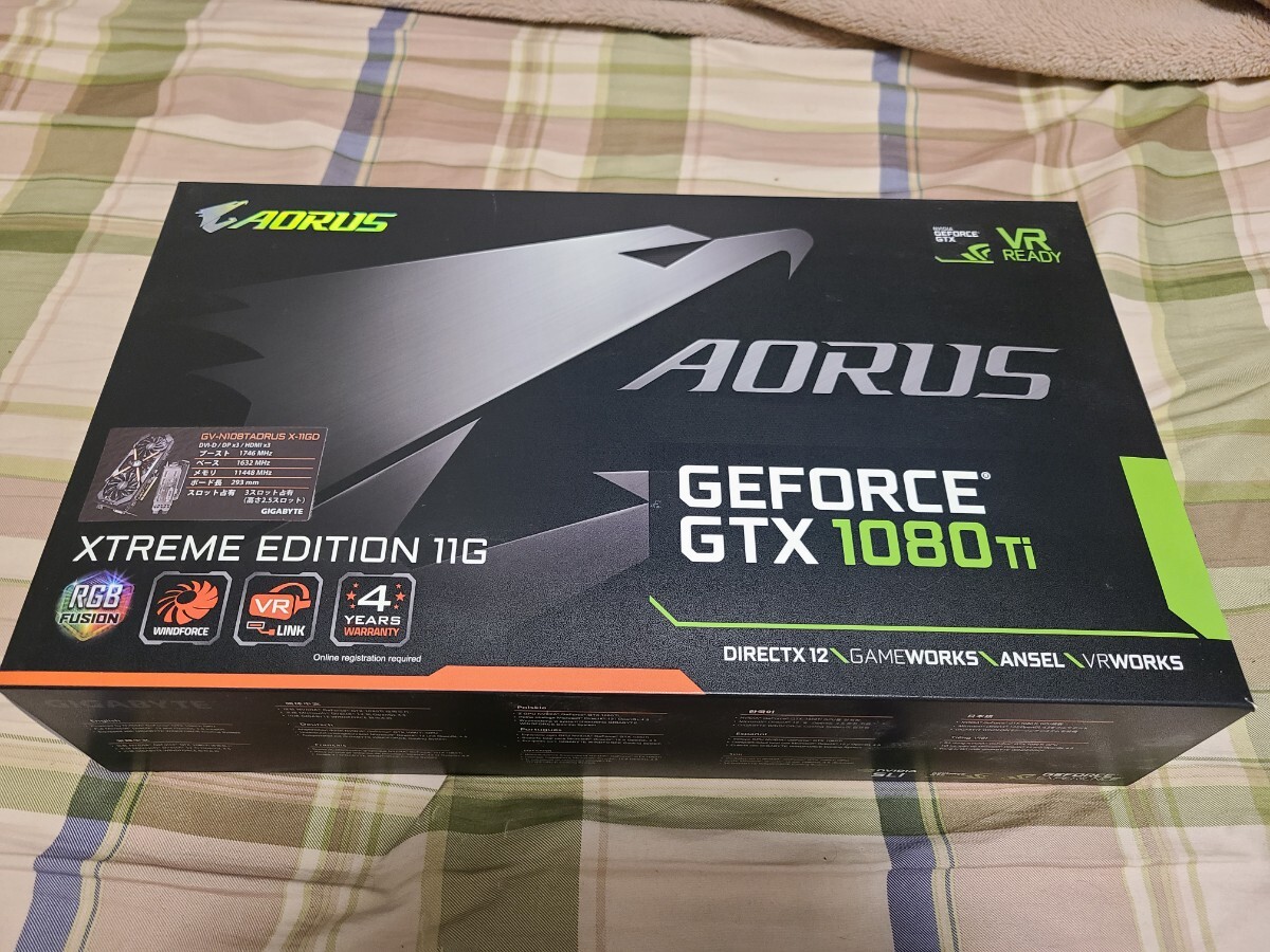 GeForce GTX1080Ti AORUS Extreme Edition 11G  графика  доска  