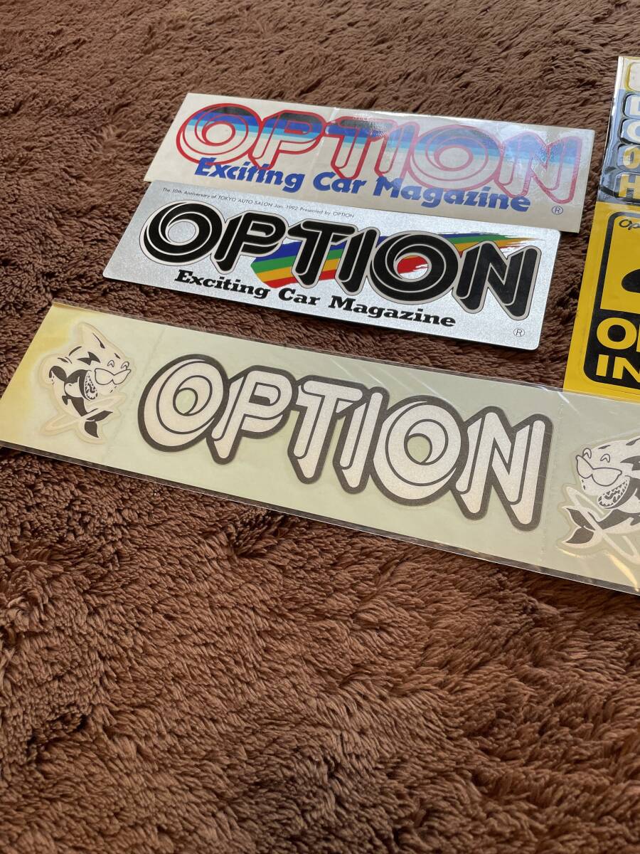 **Car magazine OPTION sticker that time thing **