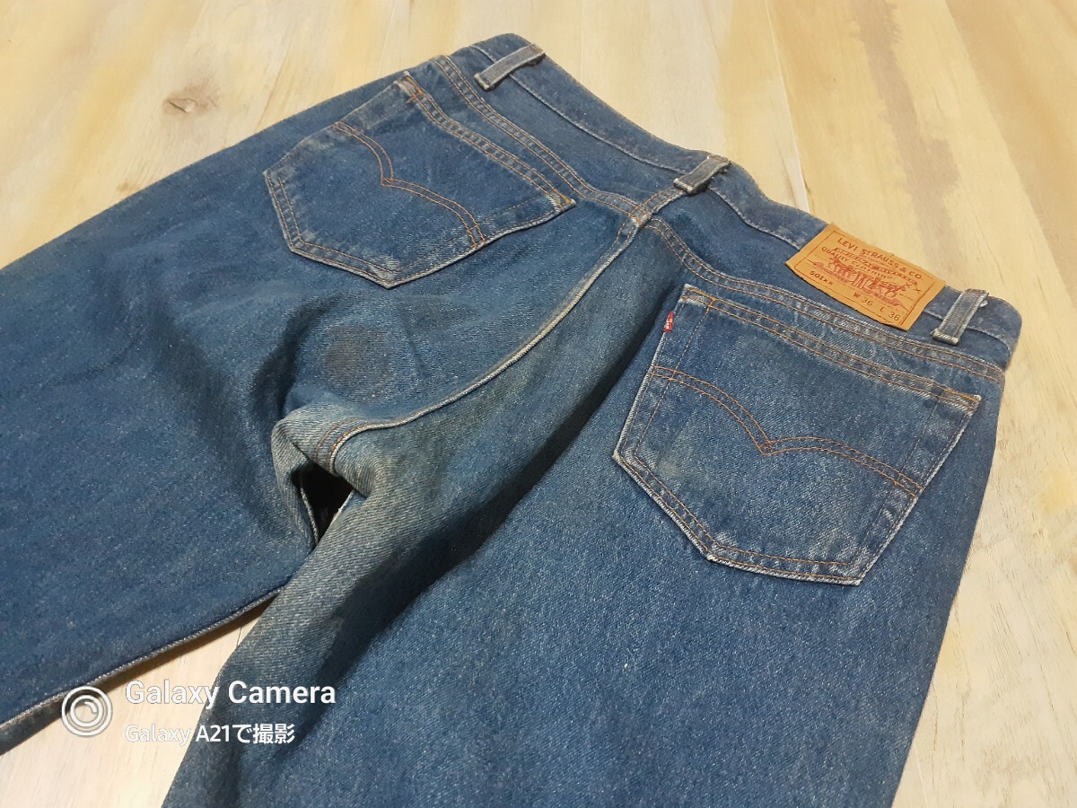 USA製/90's Levi's 501xx リーバイス 92年製 刻印756 レギュラー:デニムパンツ ジーンズ 36×36の画像6