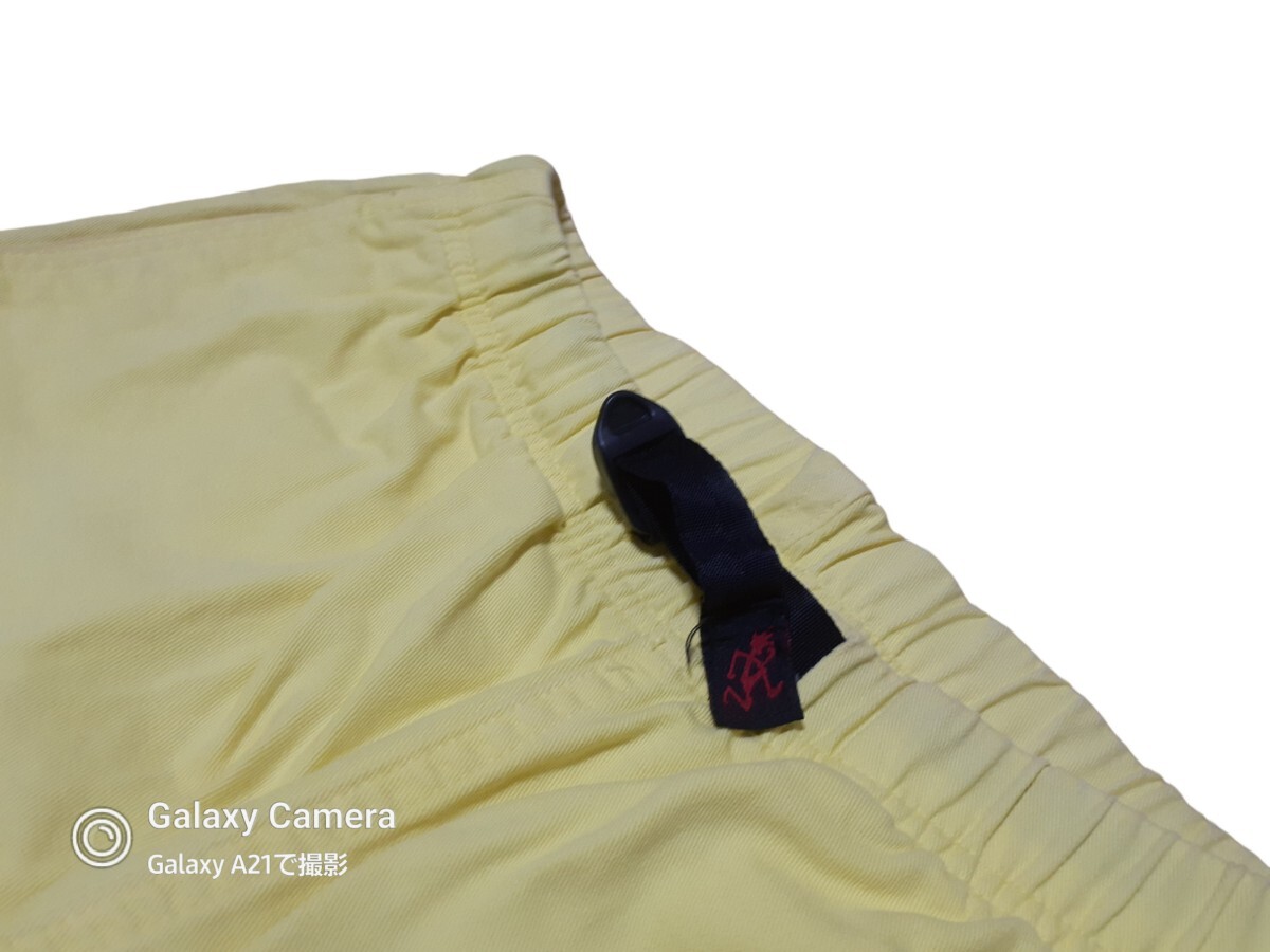 GRAMICCI-グラミチ:クライミングパンツ:used:ショートパンツ:MEN'S-M イエローの画像3