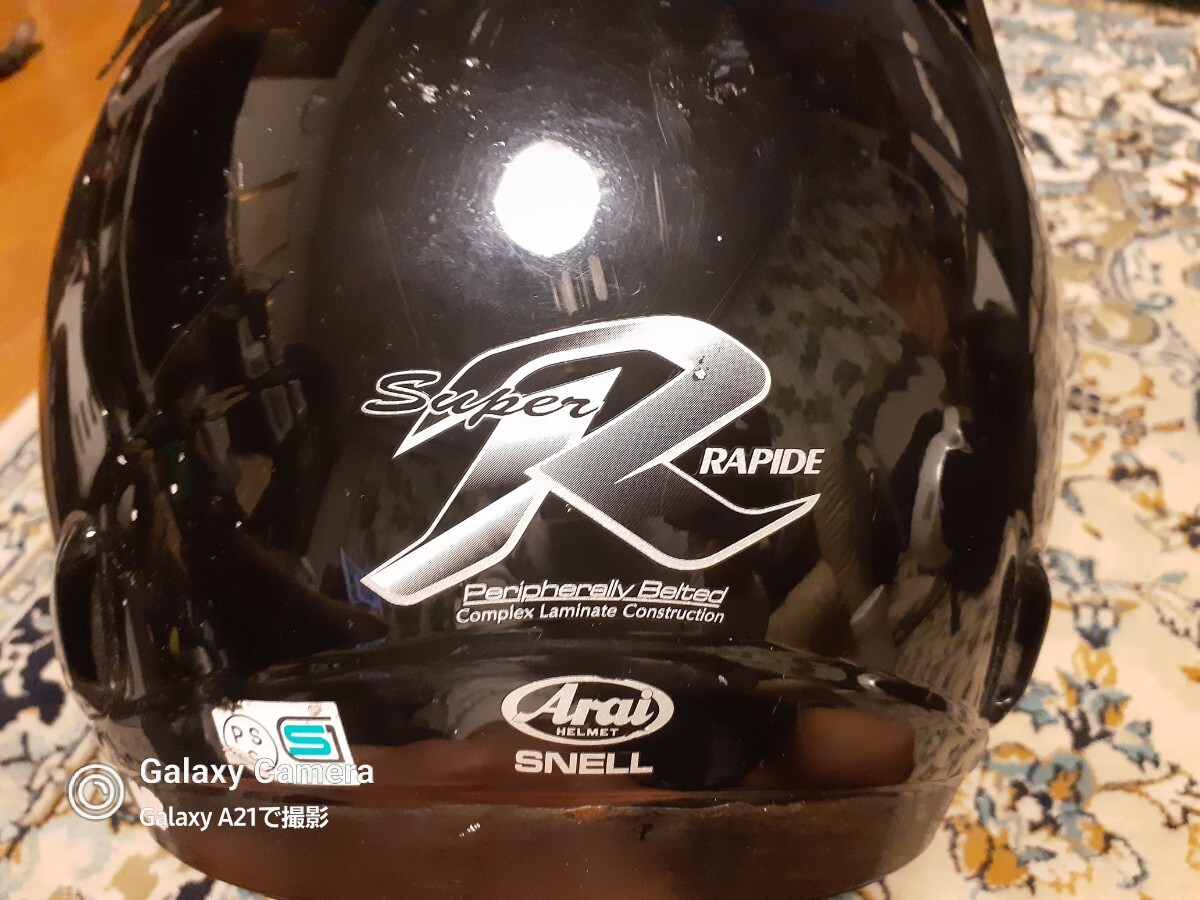 Arai/アライ フルフェイス ヘルメット SUPER RAPIDE R/スーパー ラパイド Lサイズ 59-60cm バイク の画像8
