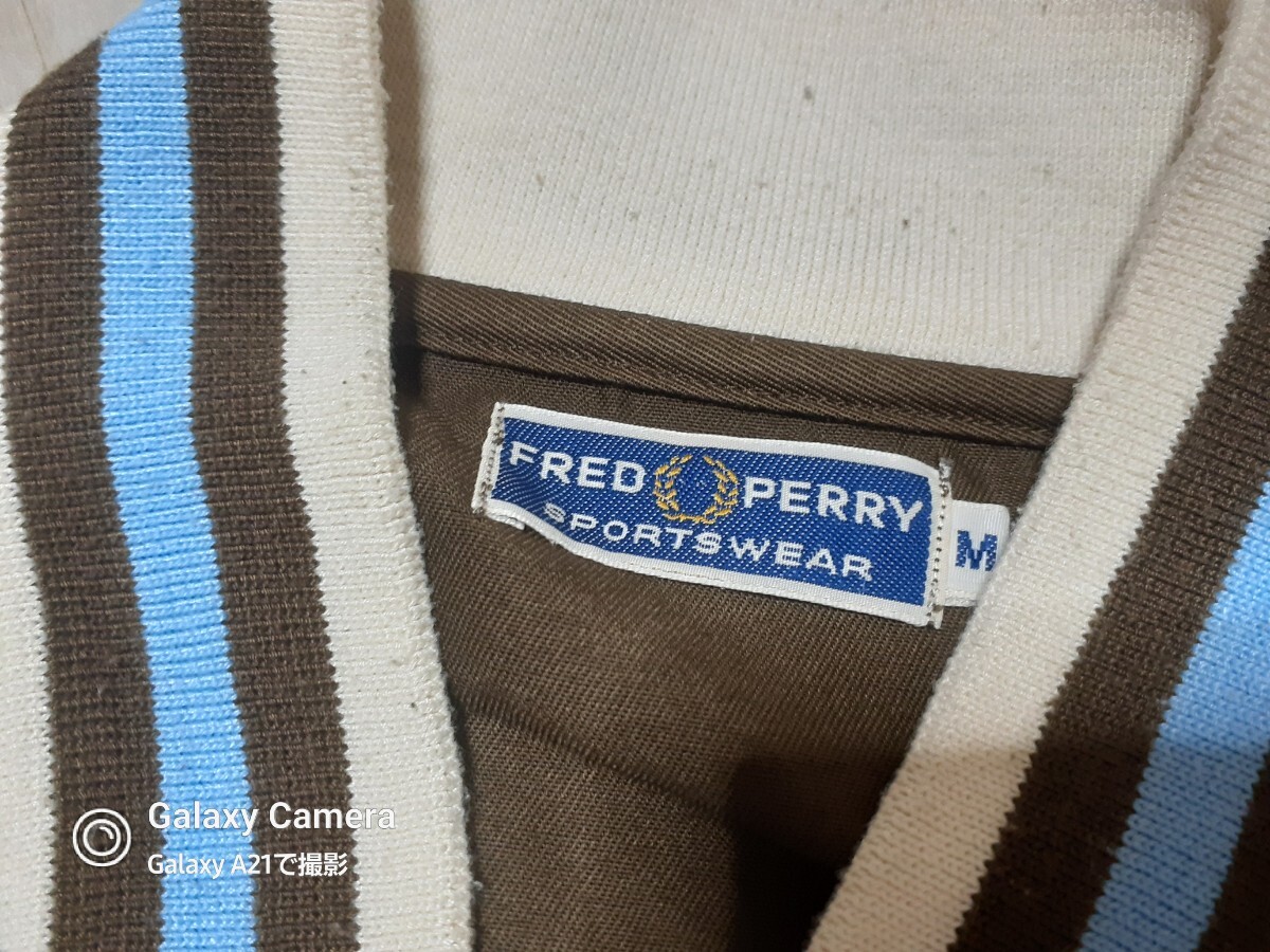 希少/FRED PERRY:フレッドペリー/モンキージャケット:フルジップ:used:MEN'S-M J5326 ジップジャケット_画像5