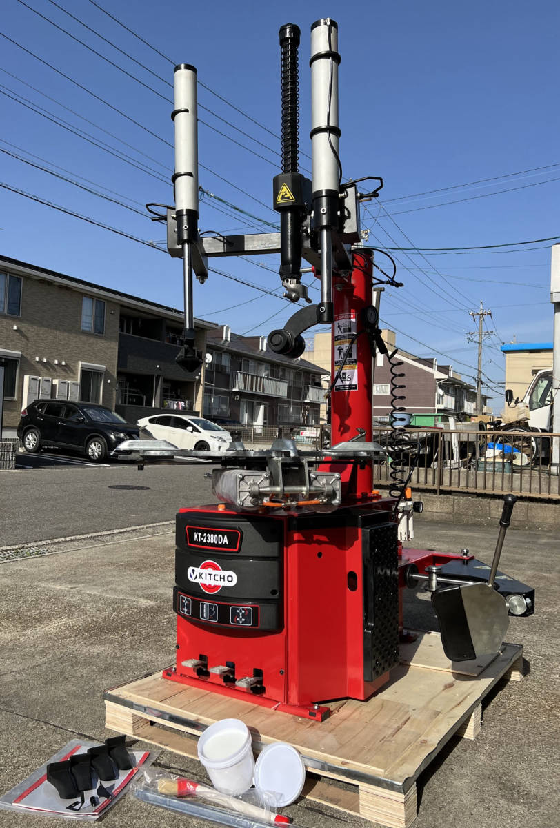  new goods KT-2380DA after the bidding successfully single phase 100V/200V selection possible animation equipped, tire changer maximum 28 -inch stock goods 