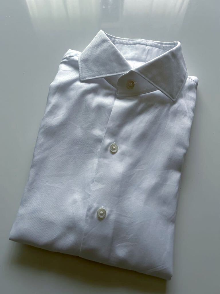 【極美品】ITAL STYLE/イタルスタイル カッタウェイ カラードレスシャツ38/85の画像5