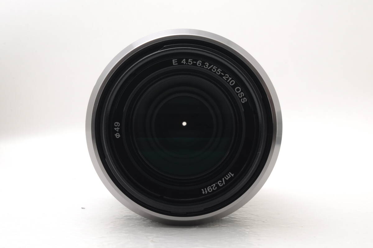 動作品 ソニー SONY E 55-210mm f4.5-6.3 OSS SEL55210 Eマウント AF 一眼カメラレンズ フード付 管GG3002の画像6