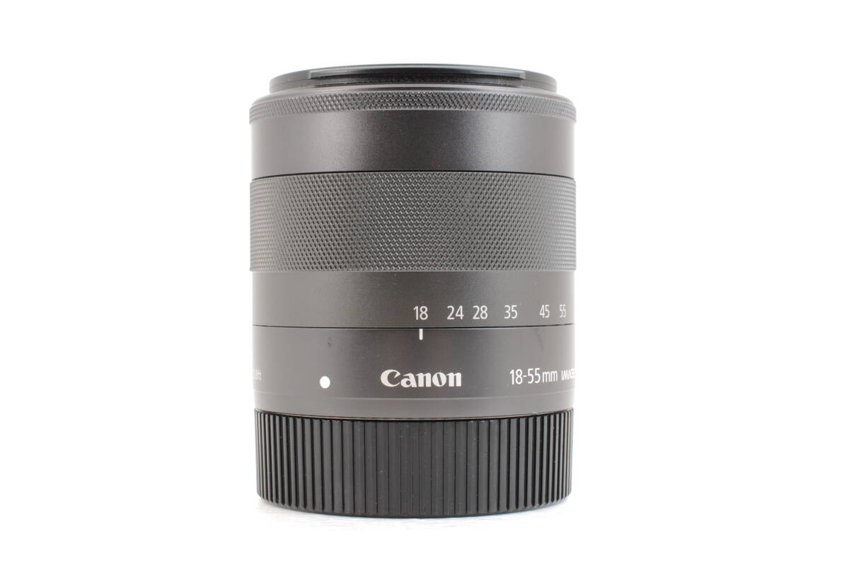  動作品 キャノン Canon ZOOM EF-M 18-55mm f3.5-5.6 IS STM AF 一眼カメラレンズ 管GG3018の画像2