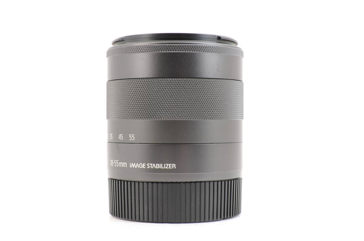  動作品 キャノン Canon ZOOM EF-M 18-55mm f3.5-5.6 IS STM AF 一眼カメラレンズ 管GG3018の画像3