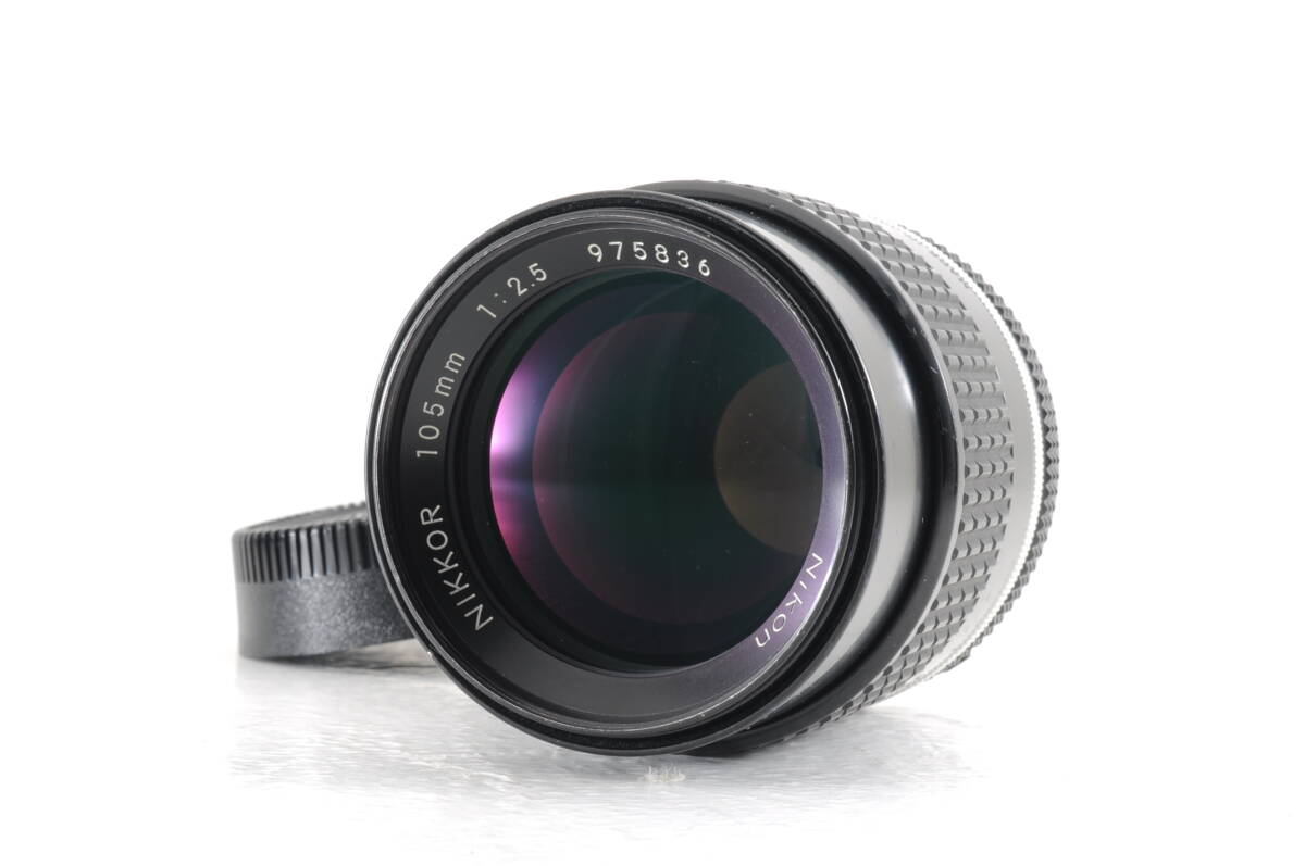 ニコン Nikon NIKKOR 105mm f2.5 Ai MF 一眼カメラレンズ 管GG3120_画像1