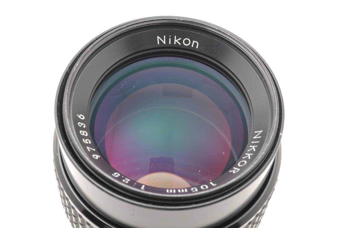 ニコン Nikon NIKKOR 105mm f2.5 Ai MF 一眼カメラレンズ 管GG3120_画像8