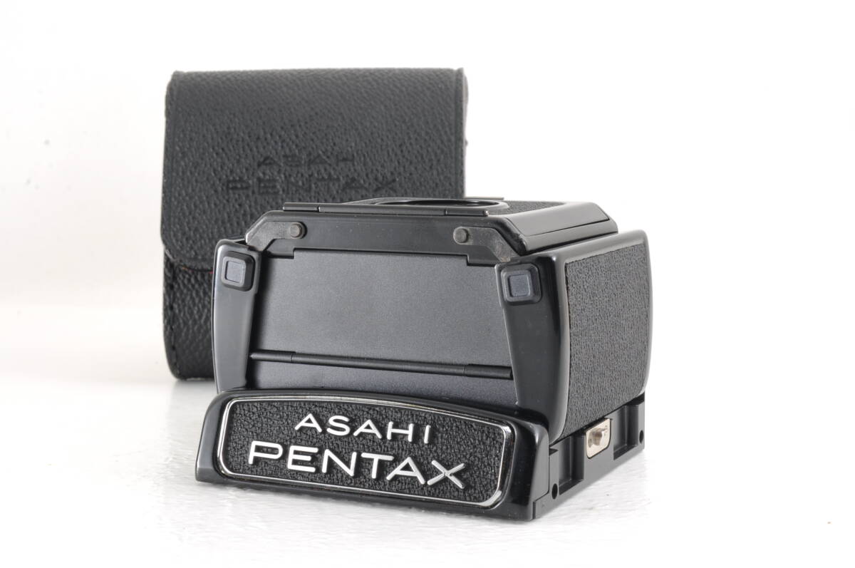 ペンタックス PENTAX 6X7 67 観音式 ウエストレベルファインダー バケペン 中判カメラアクセサリー ケース付 管GG3113_画像1