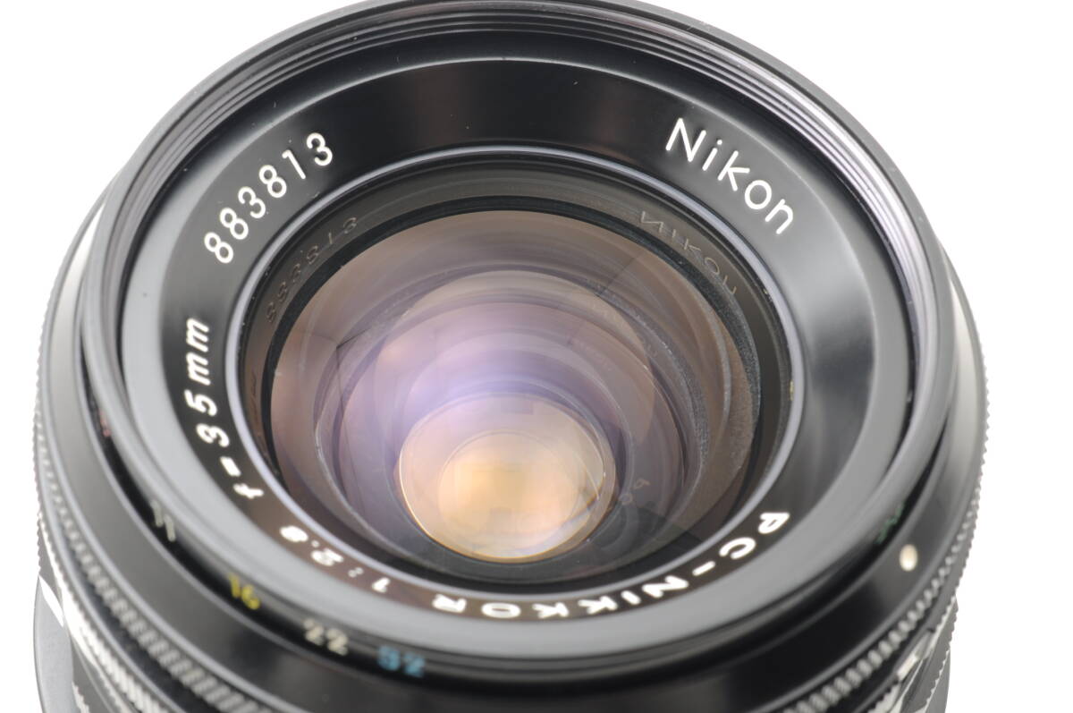  ニコン Nikon PC-NIKKOR 35mm f2.8 シフトレンズ MF 一眼カメラレンズ 管GG3203_画像9