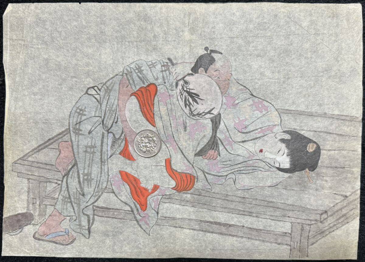 Yahoo!オークション - 真作/明治期肉筆春画 浮世絵 艶本 枕絵 秘 Yahoo!オークション - 真作/明治期肉筆春画 浮世絵 艶本 枕絵 秘