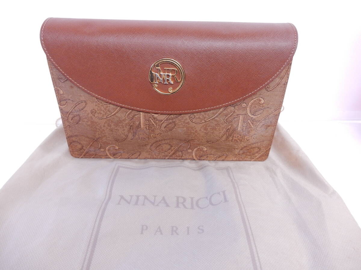 バッグ祭 ニナリッチ セカンドバッグ Nina Ricci 現状品 長期保管品 経年劣化あり 専用袋 ショルダーバッグ 2WAYバッグ_バッグ祭、開催中です！