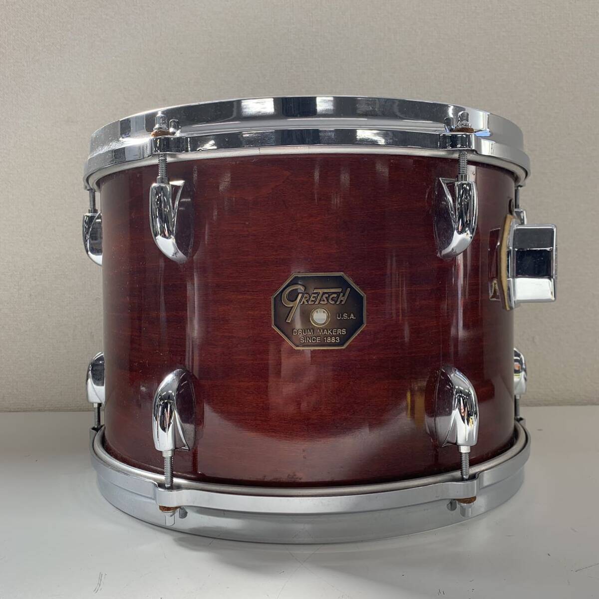 【Dr】 Gretsch 4416 ドラム グレッチ 13×9 タムタム 1981 Drop G バッチ ビンテージ 改造品 1795-3の画像1