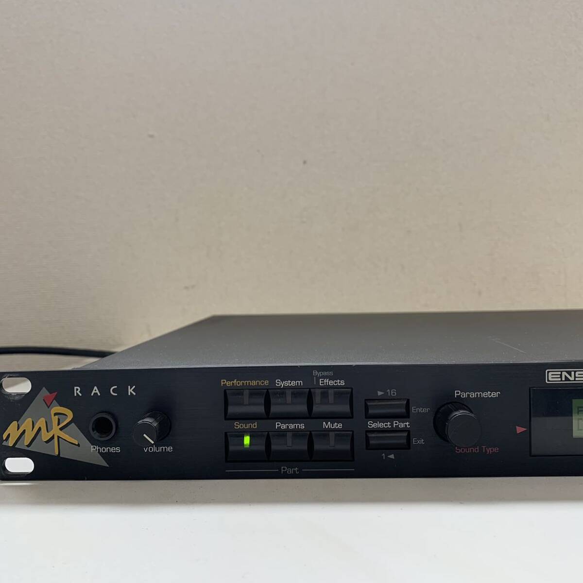 [F-2] Ensoniq Mr RACK аудио-модуль en Sony  трещина синтезатор инструкция есть текущее состояние товар 1816-1
