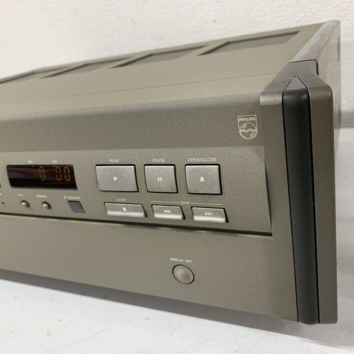 [L-3] PHILIPS LHH800R CD player CD deck Philips tray breakdown reproduction un- moveable work error button reaction have dirt a little over Junk 1865-79