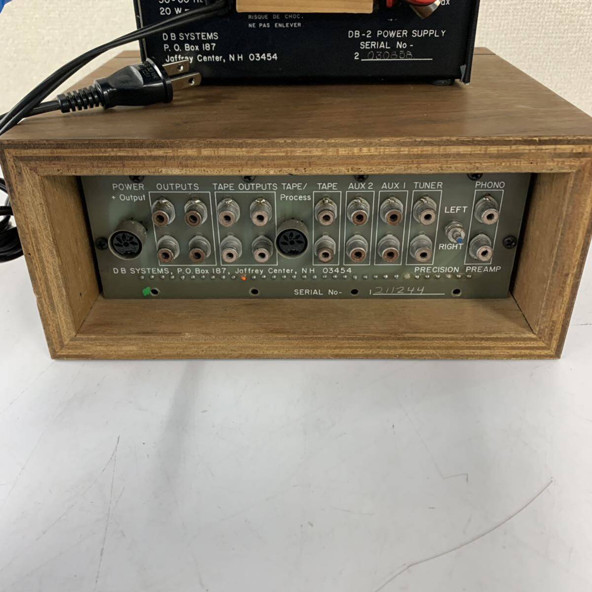 【A-1】 Db Systems DB-1 プリアンプ 動作確認済 キズあり 汚れあり 中古品 1865-163_画像5