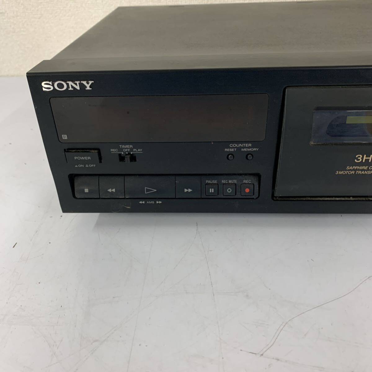 【L-2】 Sony TC-K710S カセットデッキ 動作確認済 カセット再生不可 低音量 汚れあり ソニー 中古品 1865-116_画像6