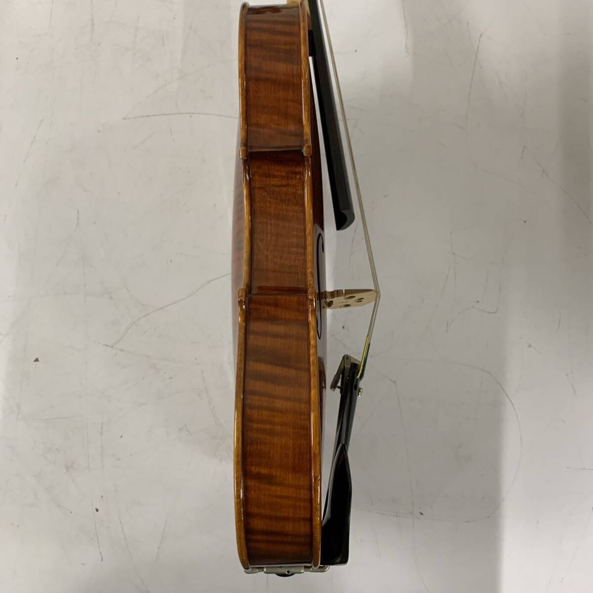 【P-4】 Suzuki No.500 バイオリン 付属品付 弦切れ 痕跡あり ステッカー貼られ スズキ 中古品 1865-156_画像7