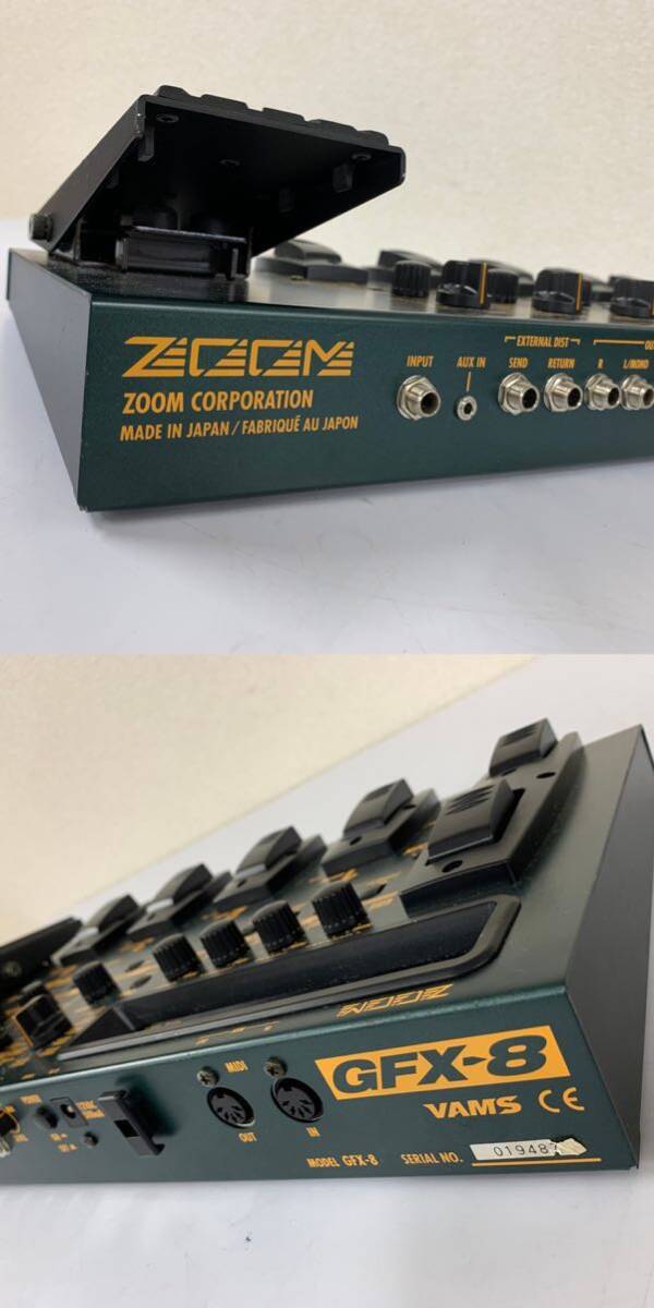 【A-4】 ZOOM GFX-8 マルチエフェクター ズーム 音出し確認済み 使用感あり 1793-60_画像5