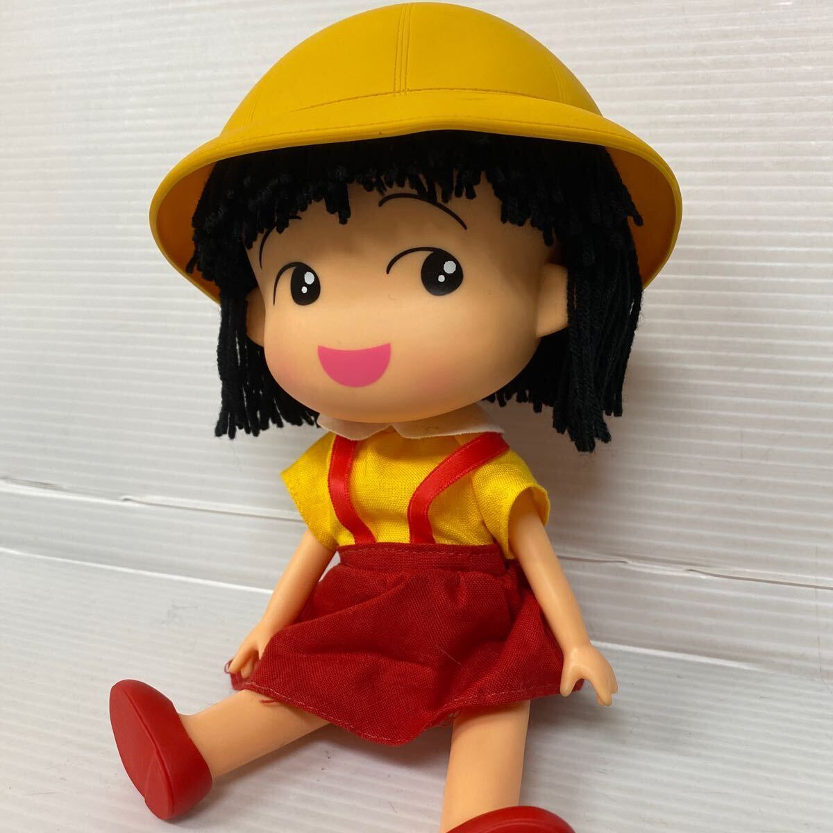 Takara Chibi Maruko-chan фигурка Sakura .. волчок . Chan sofvi кукла sofvi кукла Showa Retro шляпа имеется текущее состояние товар 