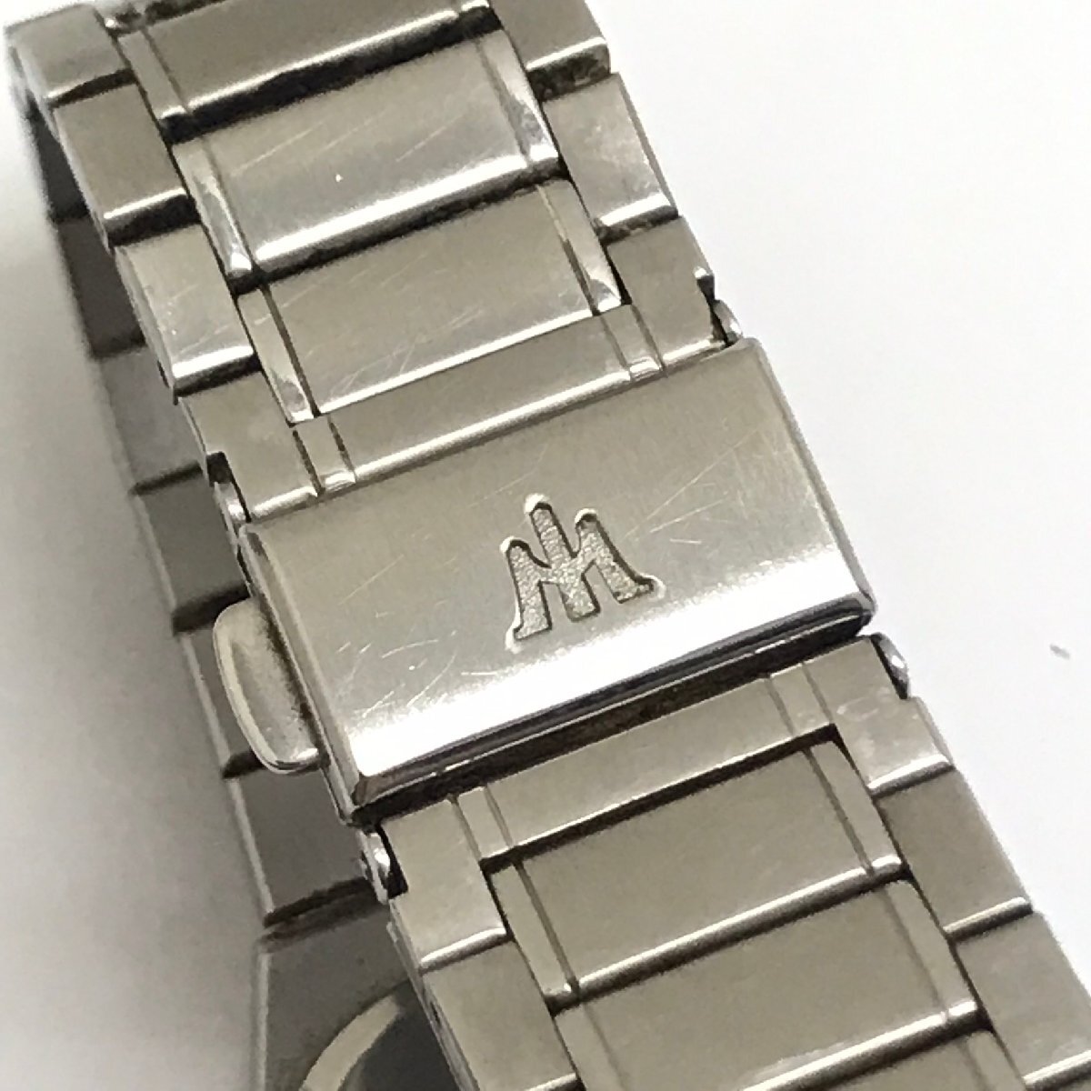 中古品 稼働品 SEIKO セイコー 5S42-5A00 マジェスタ デイト付き 電池式 クオーツ シルバー文字盤 腕時計 質屋出品_画像6