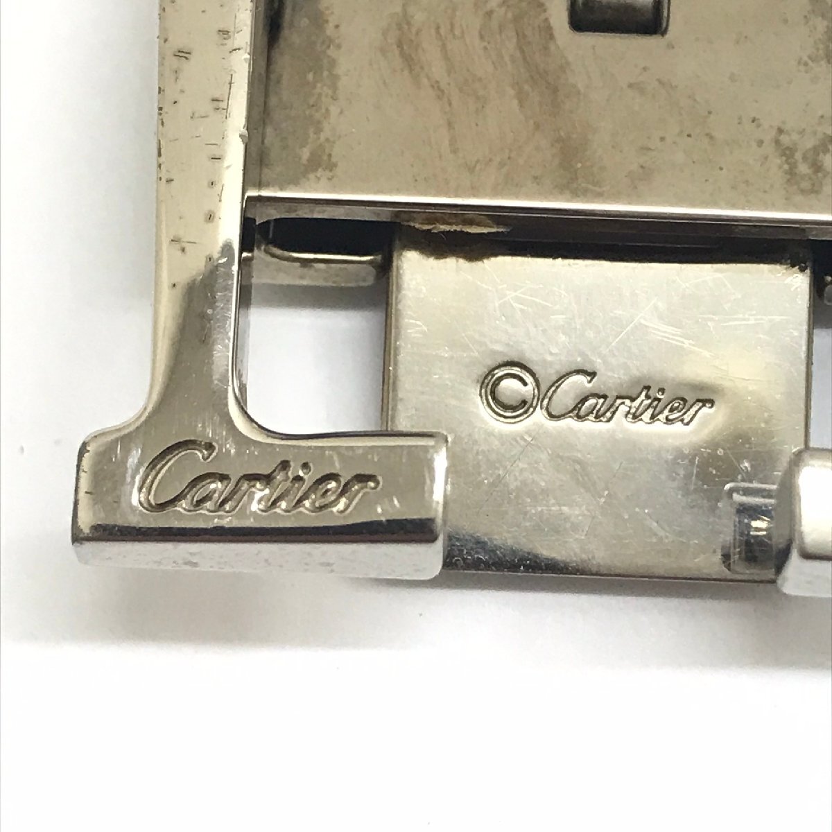  б/у товар Cartier Cartier ремень пряжка серебряный цвет пряжка только ломбард лот 