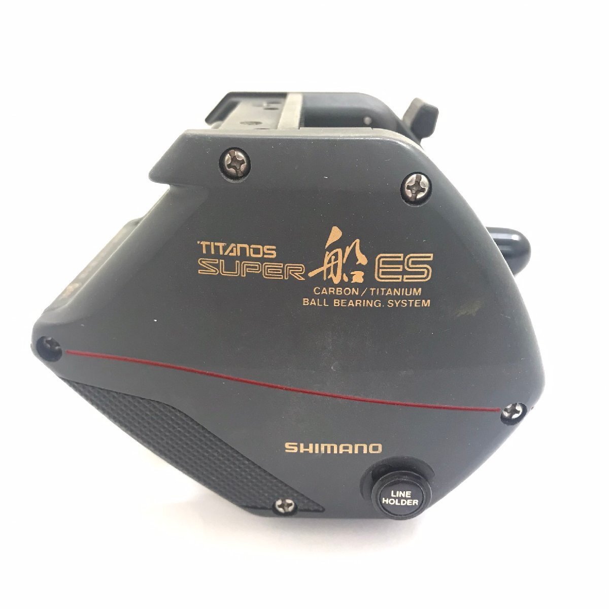 中古品 シマノ SHIMANO リール 船釣り マリンスポーツ チタノススーパー船ES 両軸リール 右ハンドル 質屋出品_画像3