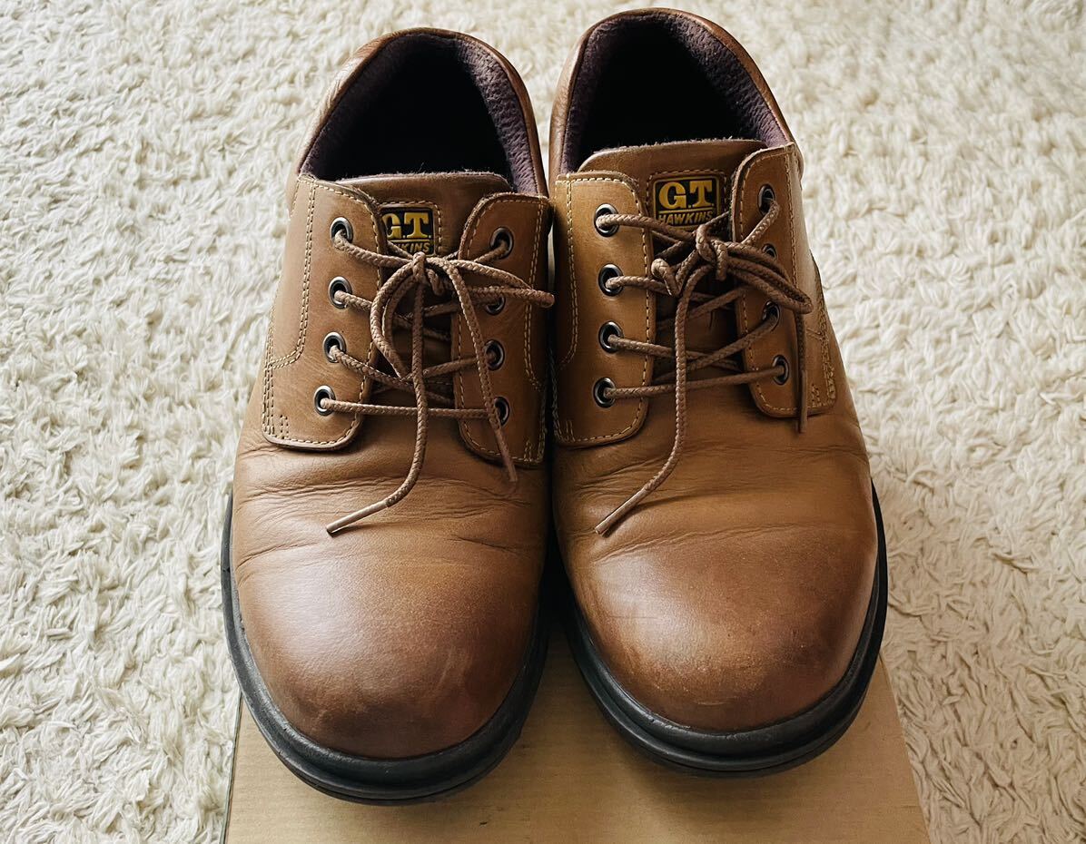 GT Hawkins men's leather shoes Brown 27.5cm 9h