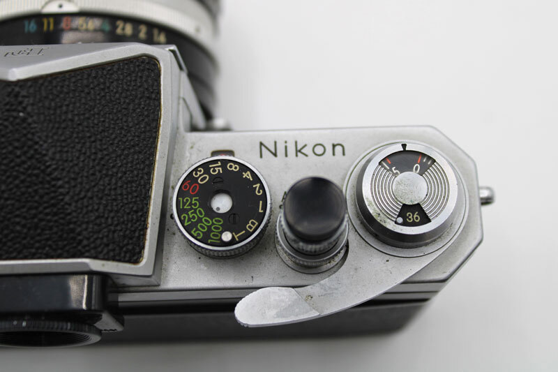 【動作未確認】Nikon「ニコンF 一眼レフフィルムカメラ」アイレベル 686万台 ジャンク扱い 現状品の画像5
