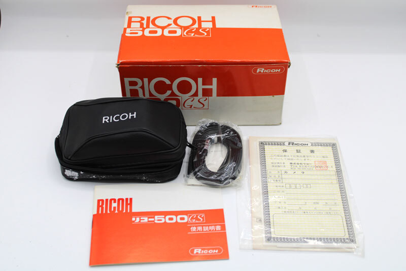【動作未確認】RICOHリコー「フィルムカメラ RICOH 500 GS」箱・説明書付の画像10