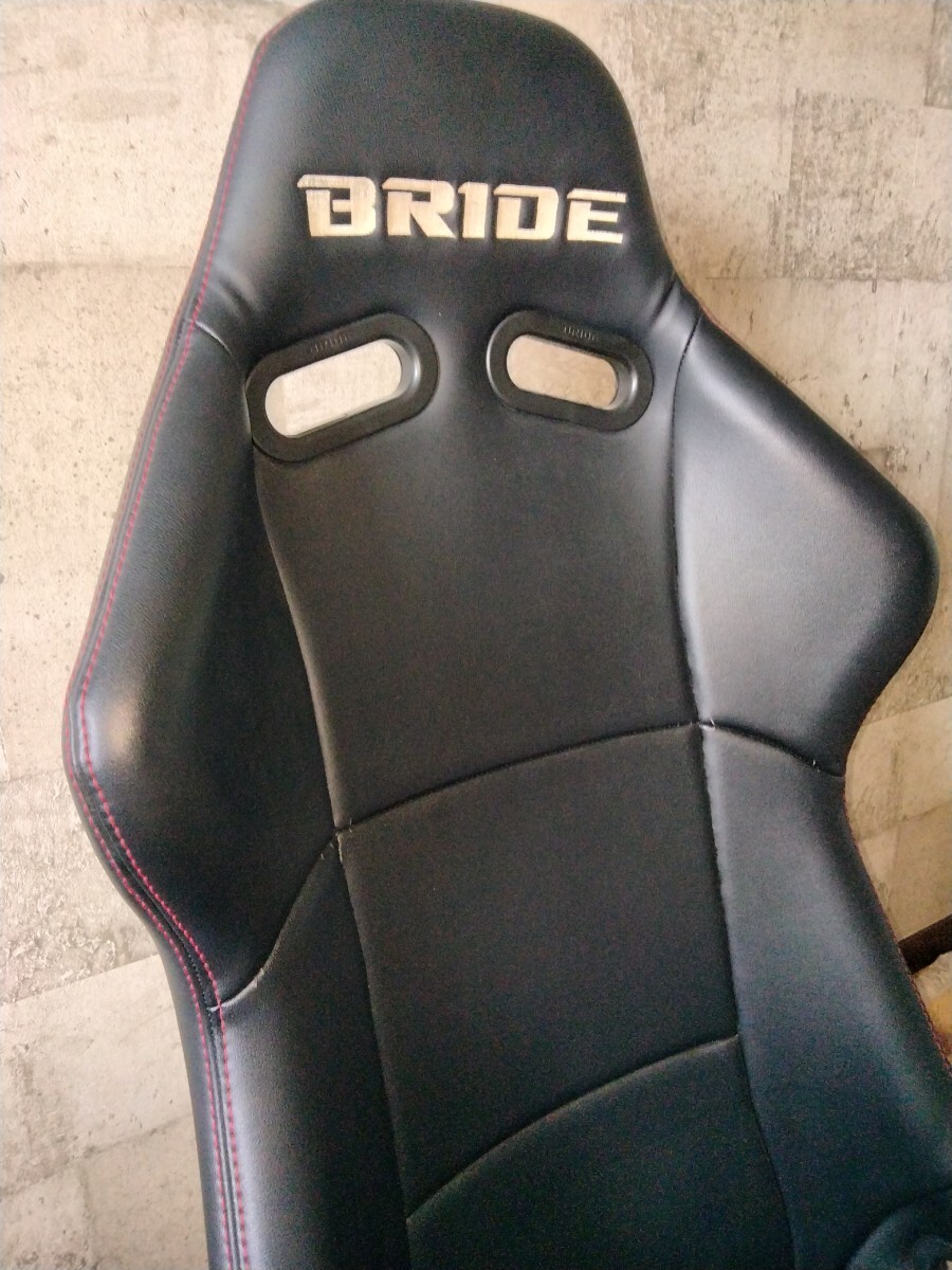 BRIDE PROS full bucket seat beautiful goods! leather seat SXE10 Altezza seat rail attaching! * discount who comes to take limitation 