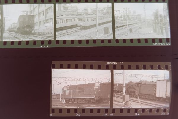 ■古い鉄道写真ネガ 19点■蒸気機関車　C55　C11172■昭和45年5月■240508_画像2