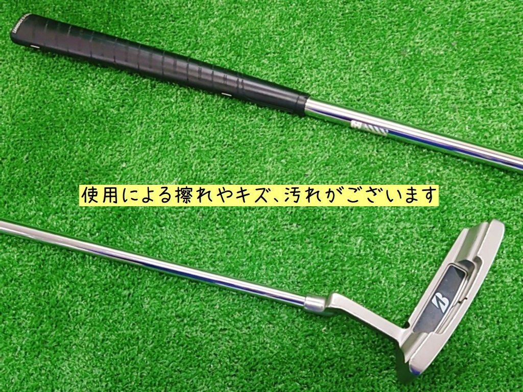 4卍1398 パター【BRIDGESTONE GOLF/ブリヂストンゴルフ】TD-03　34インチ　右利き用〈店頭引渡し可/札幌市/美しが丘店〉_使用による擦れやキズ、汚れがございます。