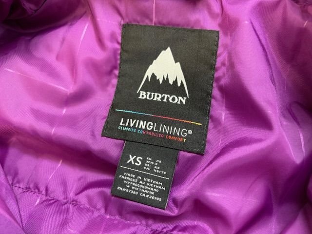 1★292 未使用品《BURTON/バートン》レディース JET SET JK XS (JPN S)サイズ / 紫 ジャケット　[店頭引取OK!!札幌市]